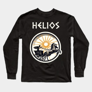 Helios Greek God of the Sun Chariot of the Sun God Long Sleeve T-Shirt